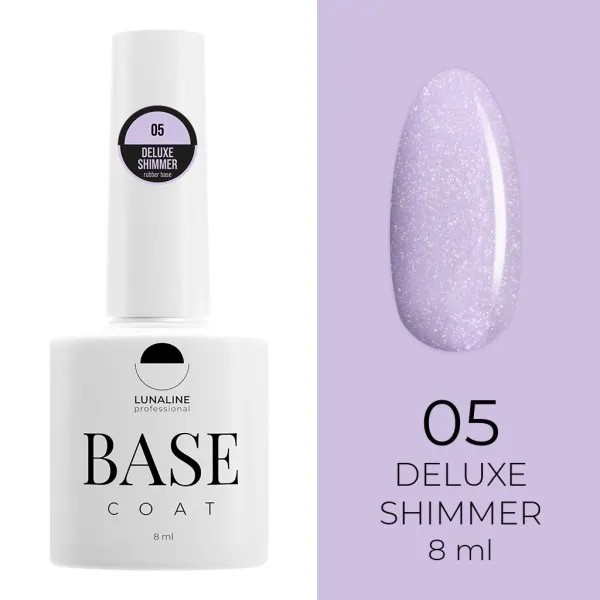 Lunaline Professional Rubberbase Coat Deluxe Shimmer 