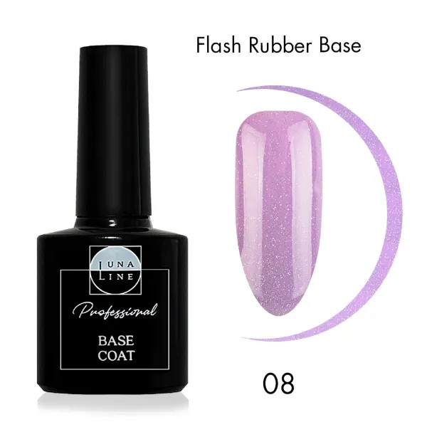 Lunaline Professional Rubberbase Coat Flash 