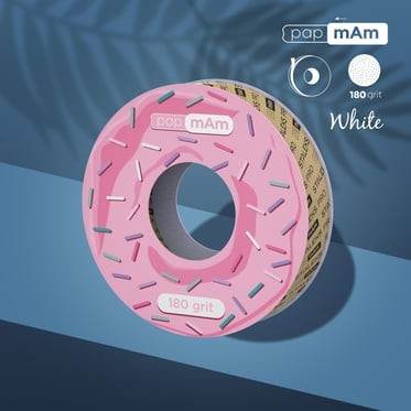 STALEKS PRO Plastik Bobin İçin EXPERT Yedek PapmAm Beyaz Bant Törpü Bloğu