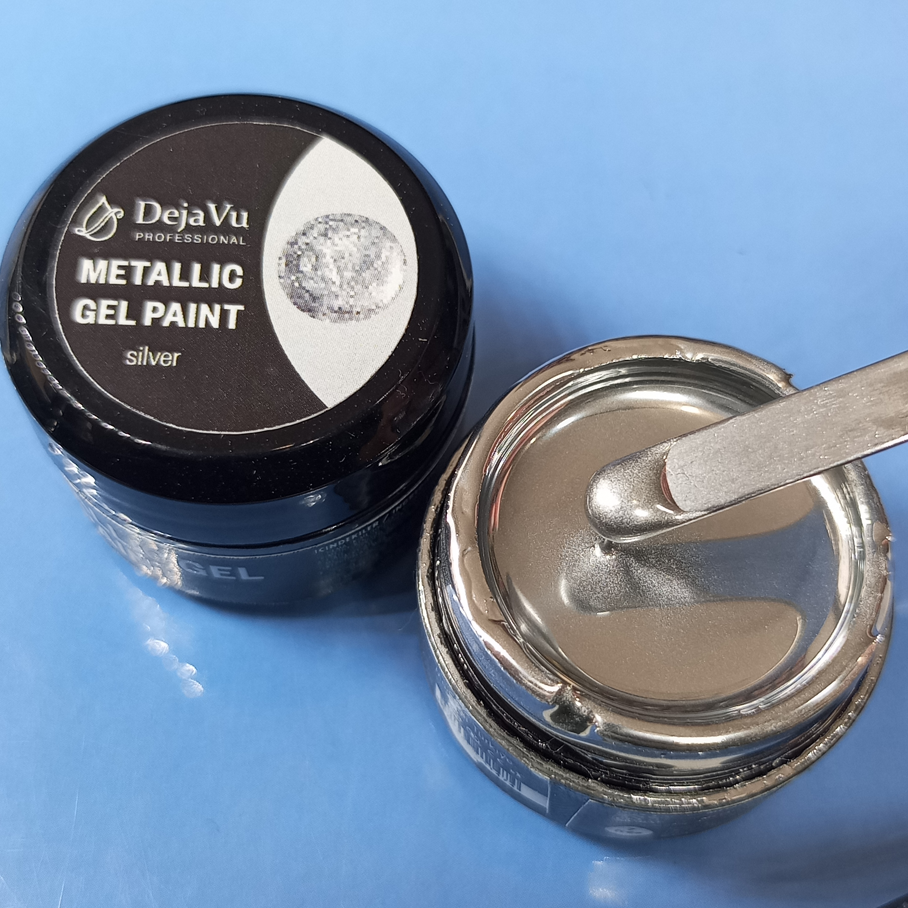 DejaVu Metalik Jel Silver