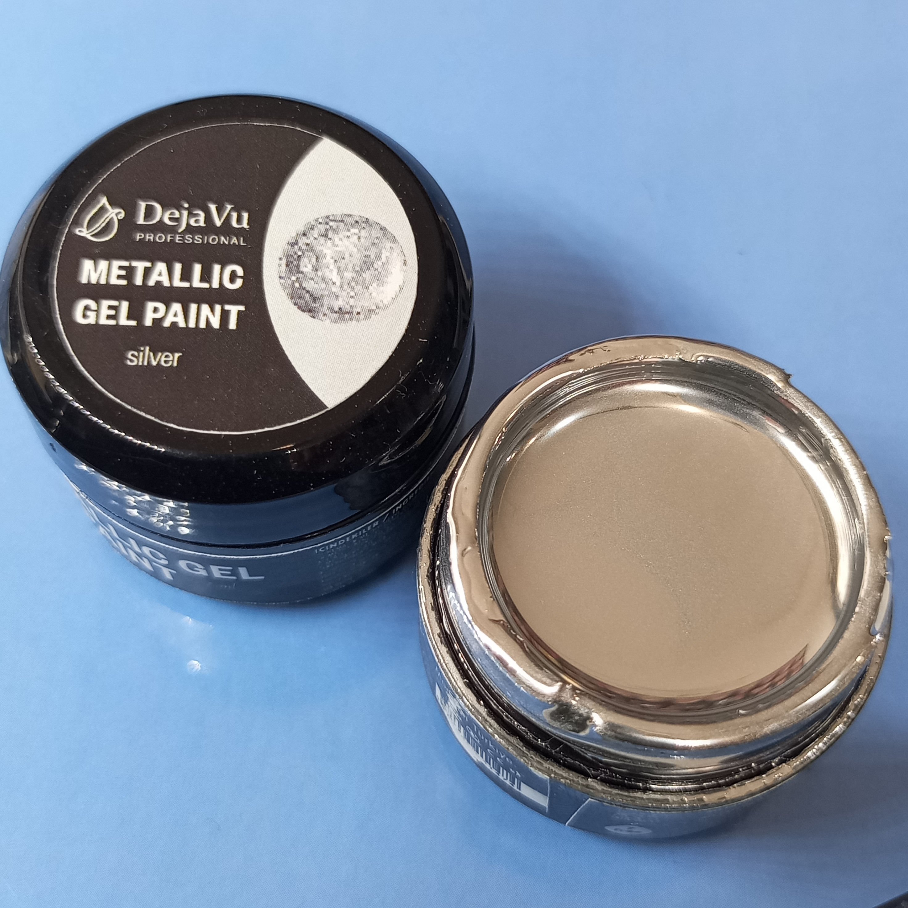 DejaVu Metalik Jel Silver