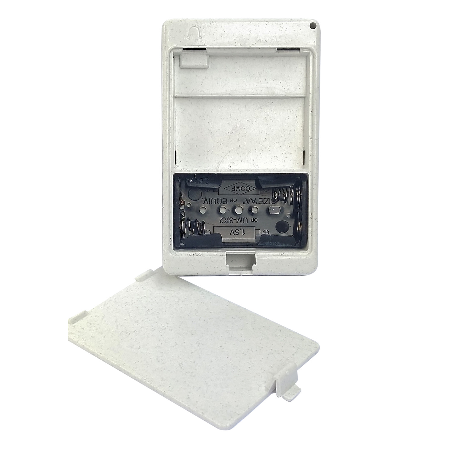 Rosario Elettronico con Coroncina colore Bianco in Lingua Italiana con Immagine di Maria in Argento