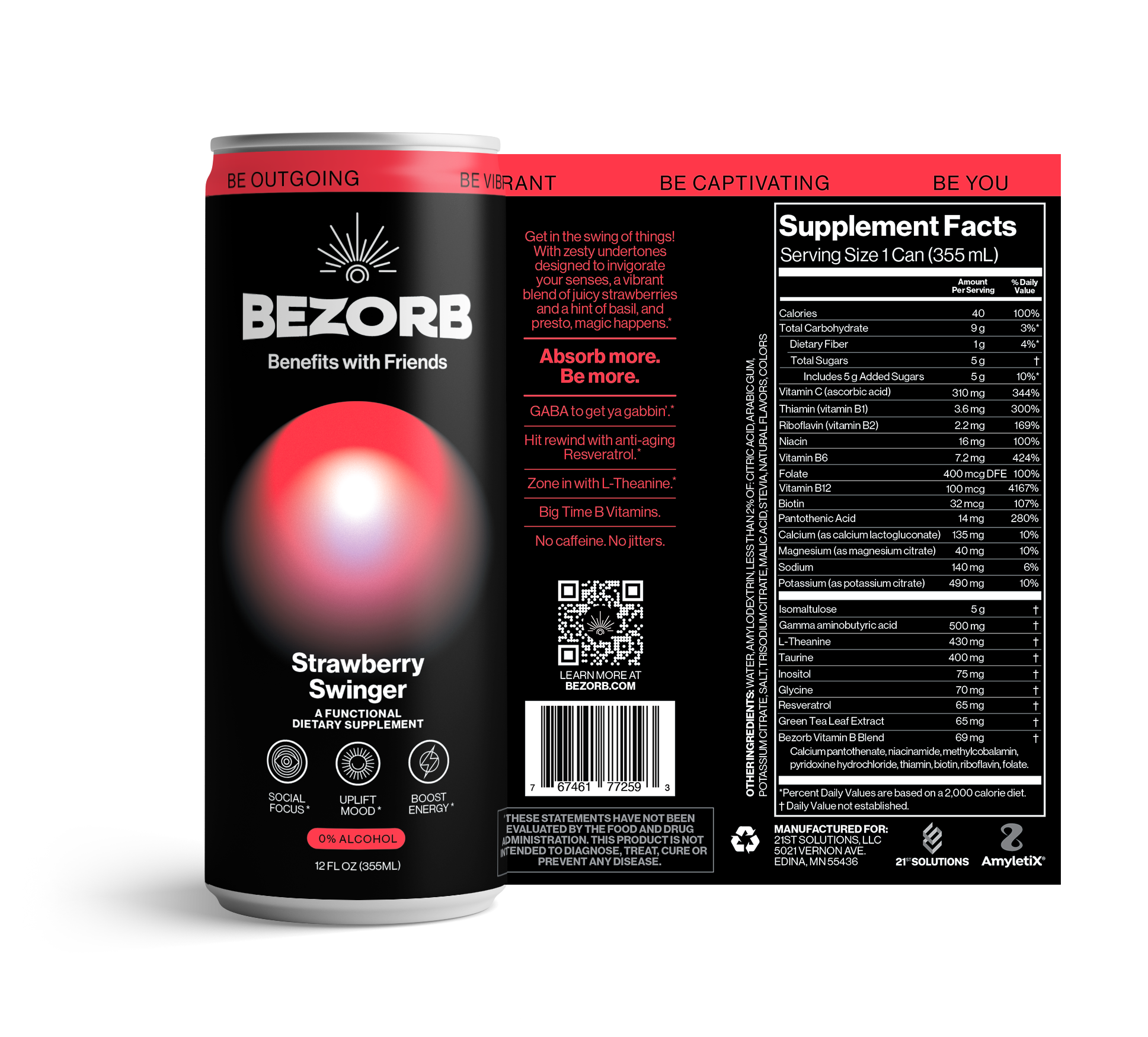 STRAWBERRY SWINGER 6 PACK