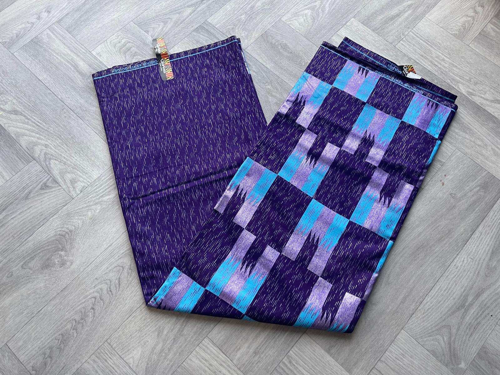 Kente Gold 10- patterned and plain