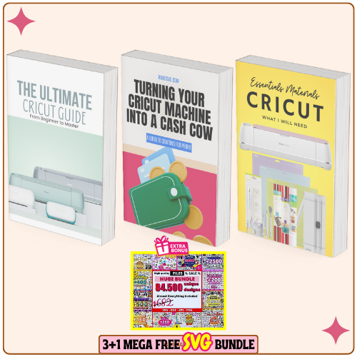 Cricut Lovers Bundle: 200,000 Designs + 3 Cricut eBooks