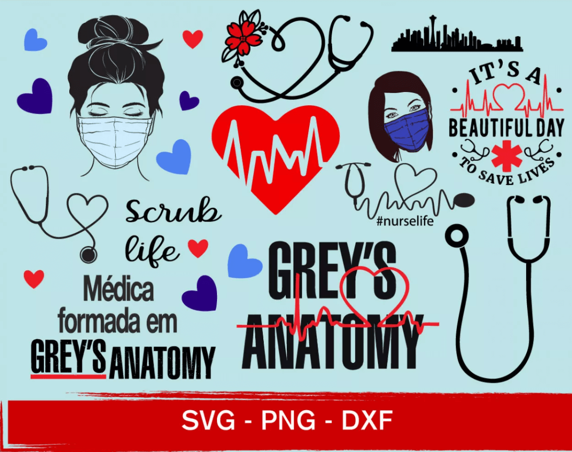 Doctor & Nurse SVG Bundle – 500+ Medical-Themed Designs! 🏥💉