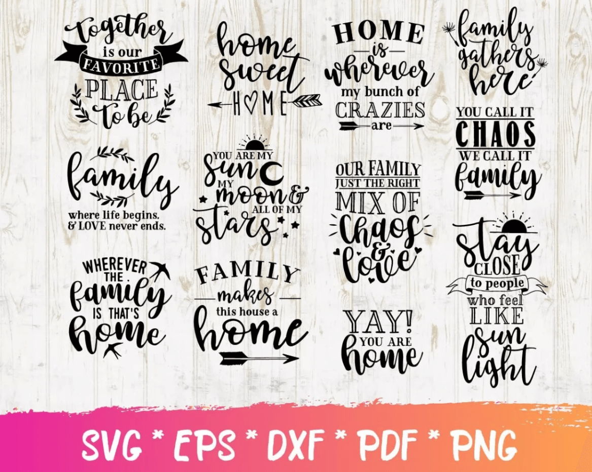 Mother’s Day SVG Bundle – 100+