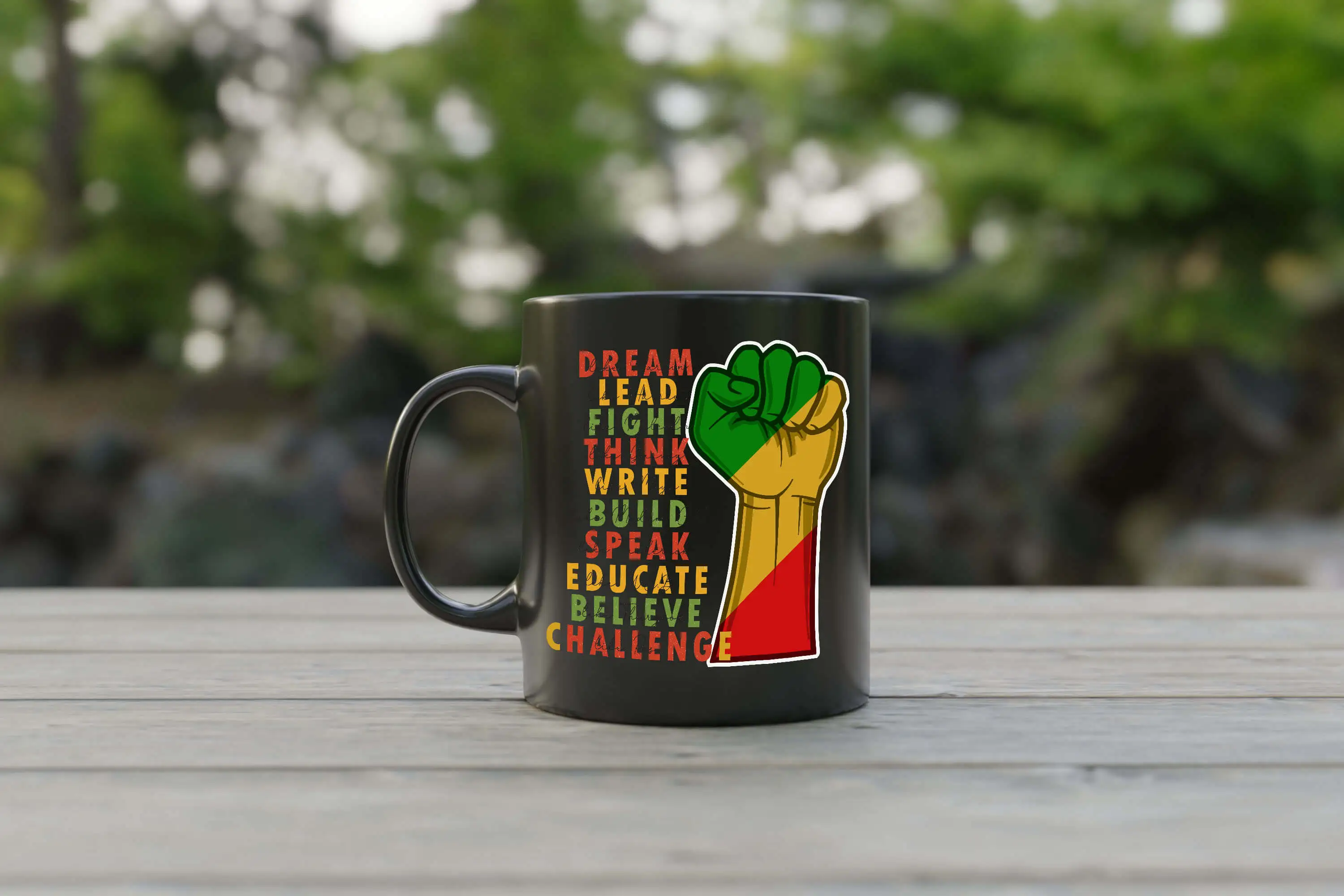 Dream Like Martin SVG | Black History Month African American Leaders Design | Power Fist SVG 