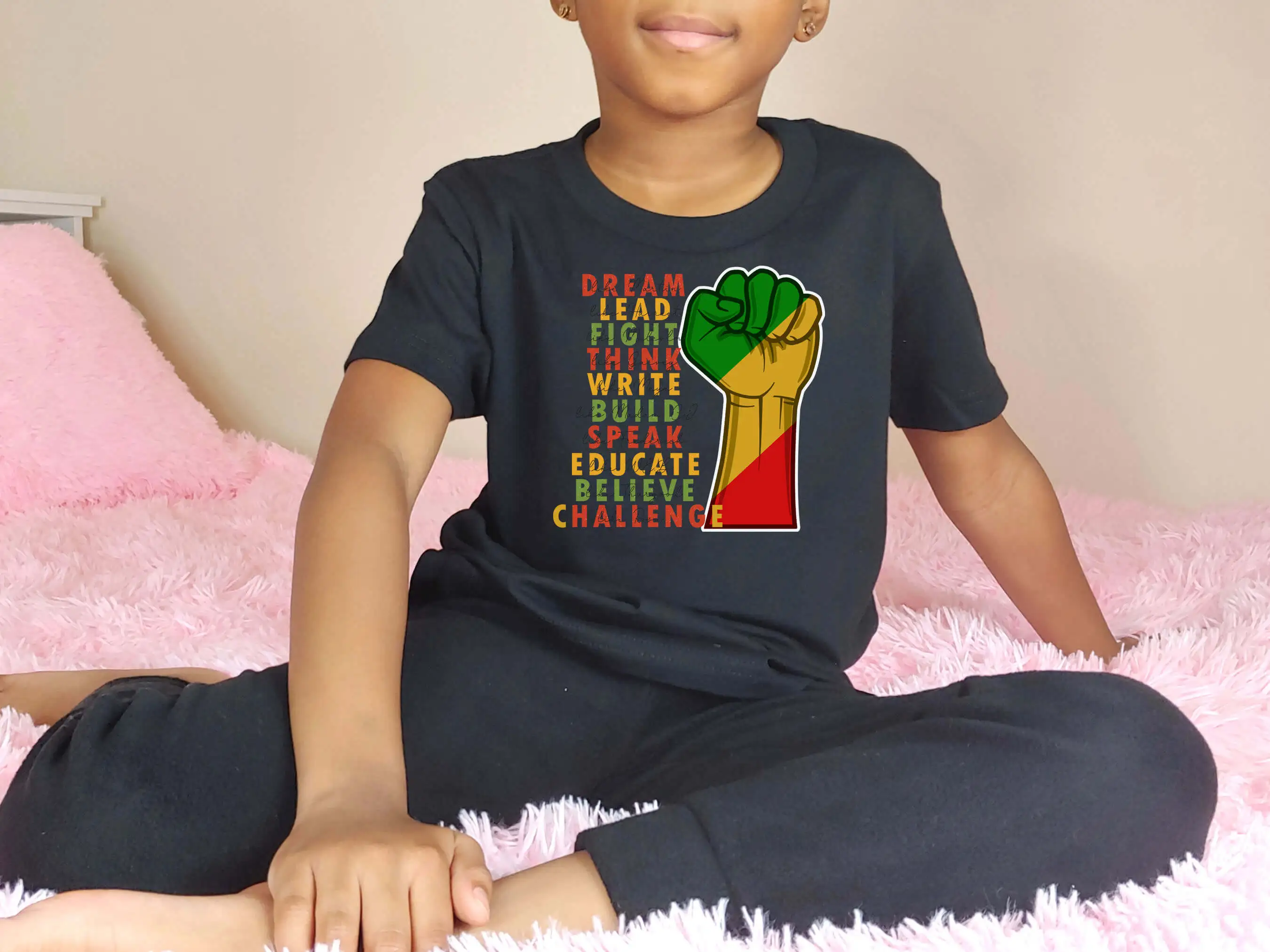 Dream Like Martin SVG | Black History Month African American Leaders Design | Power Fist SVG 