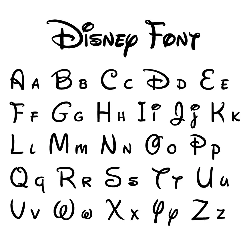 ✨ Disney Font SVG + TTF & OTF | Magical Disney-Inspired Letters for Cricut, Silhouette & Design Projects ✨