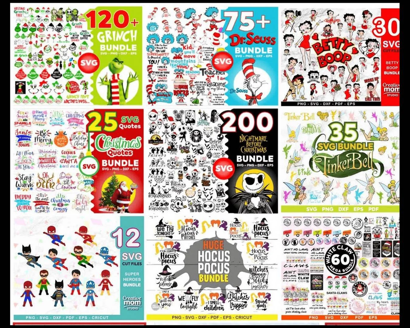 Huge SVG Bundle for Cricut & Silhouette | 80,000+ Files