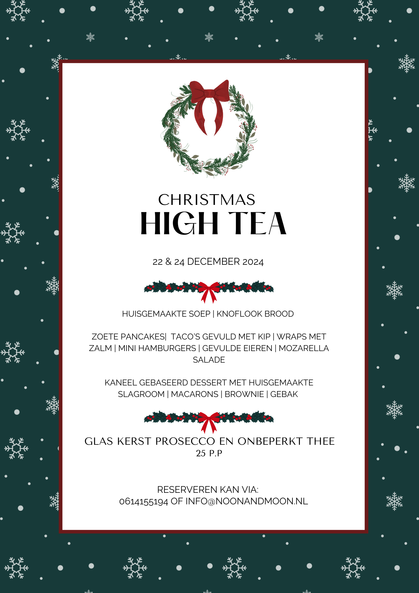 Christmas High Tea