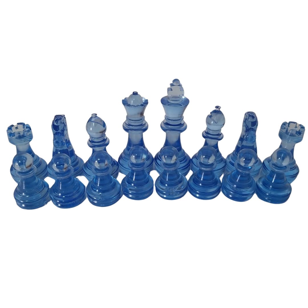 Peças Para Jogo De Xadrez Em Resina Diversas Cores (16 Peças)