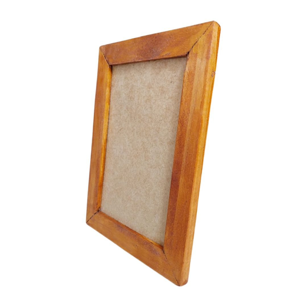 Porta Retrato em Madeira e Acetato