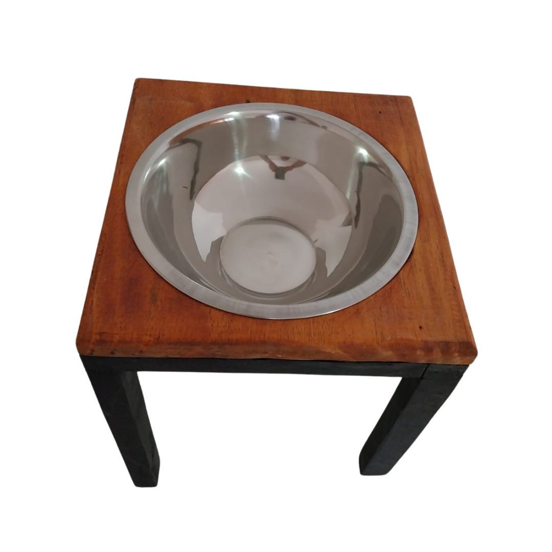 Comedouro Alto Individual Para Cães E Gatos