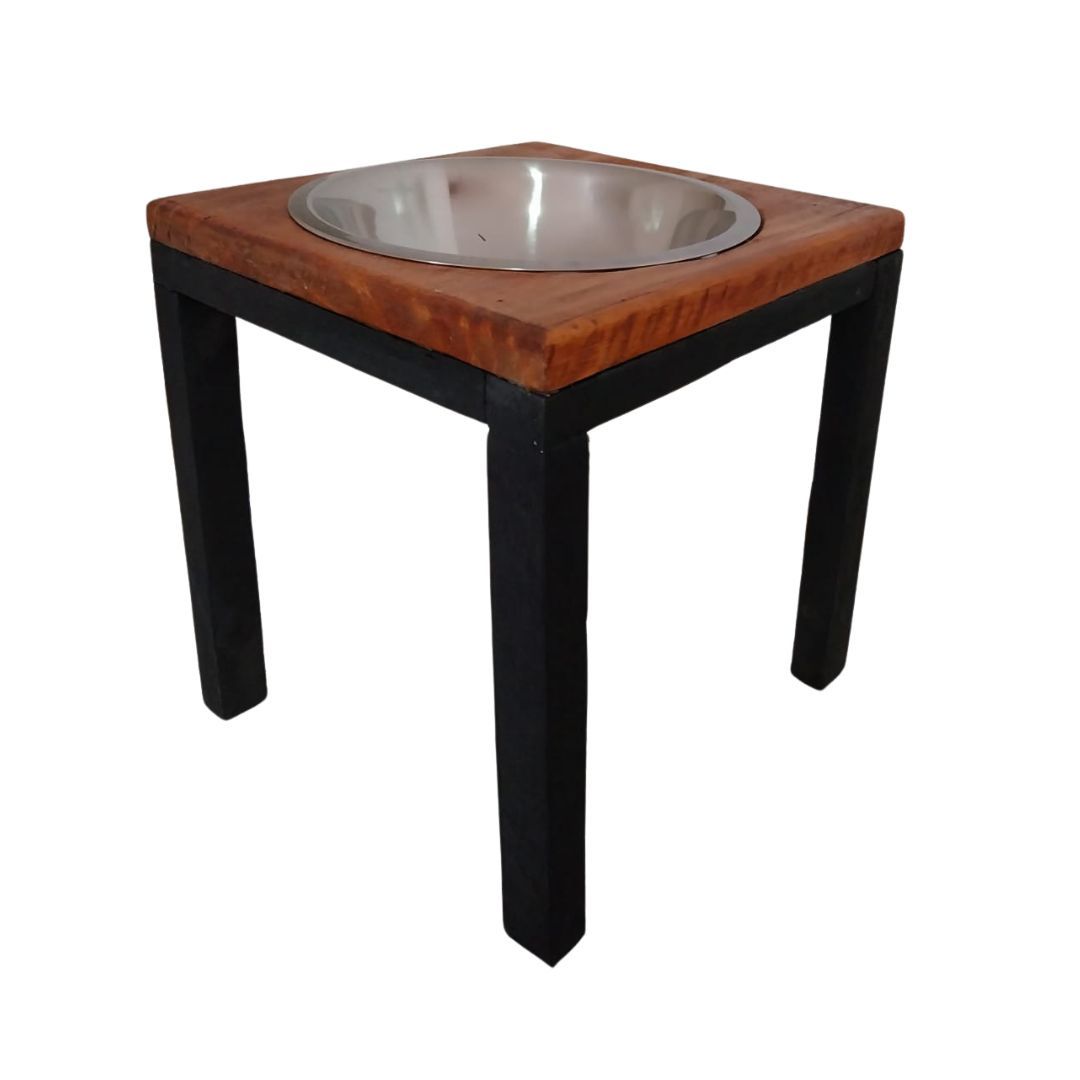 Comedouro Alto Individual Para Cães E Gatos