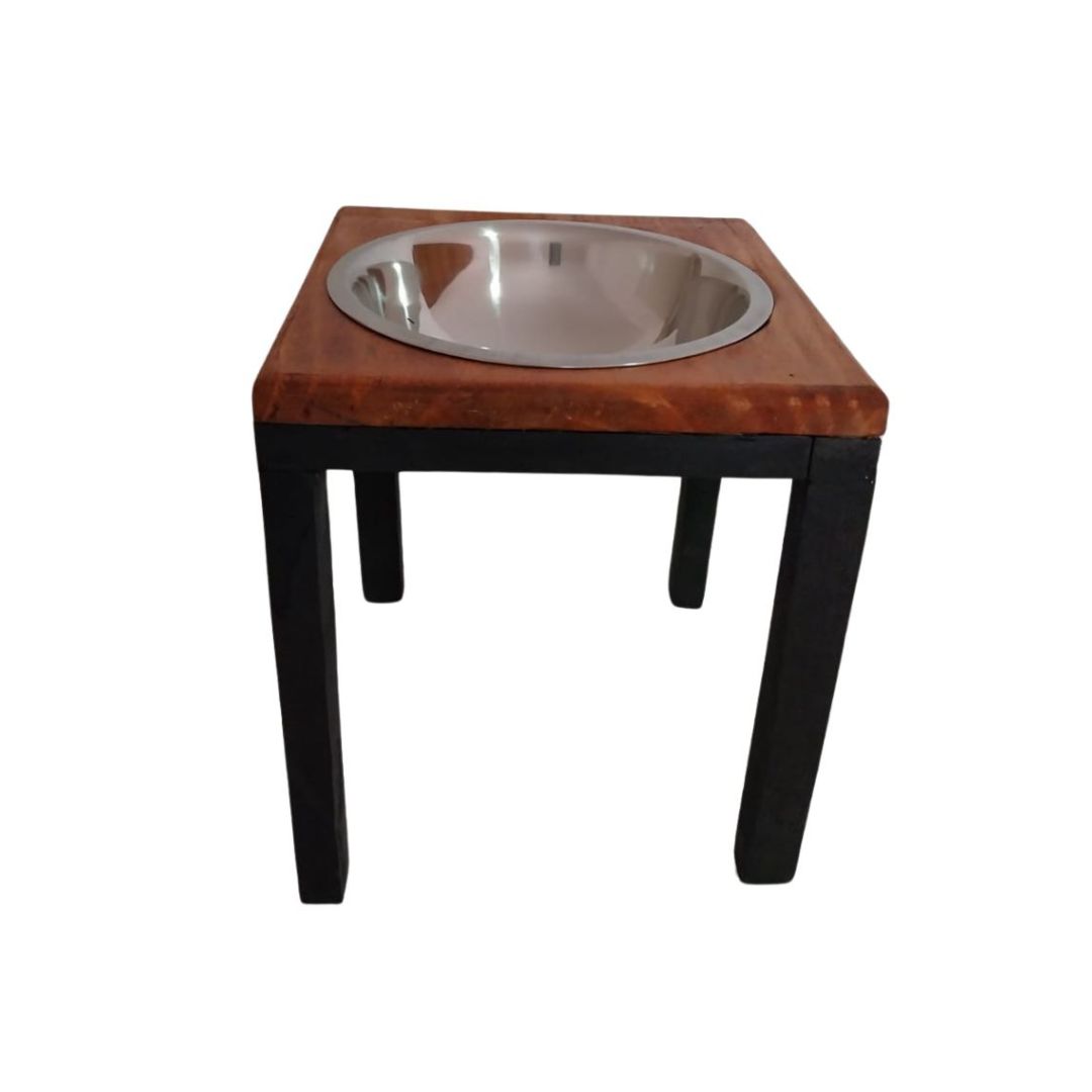 Comedouro Alto Individual Para Cães E Gatos