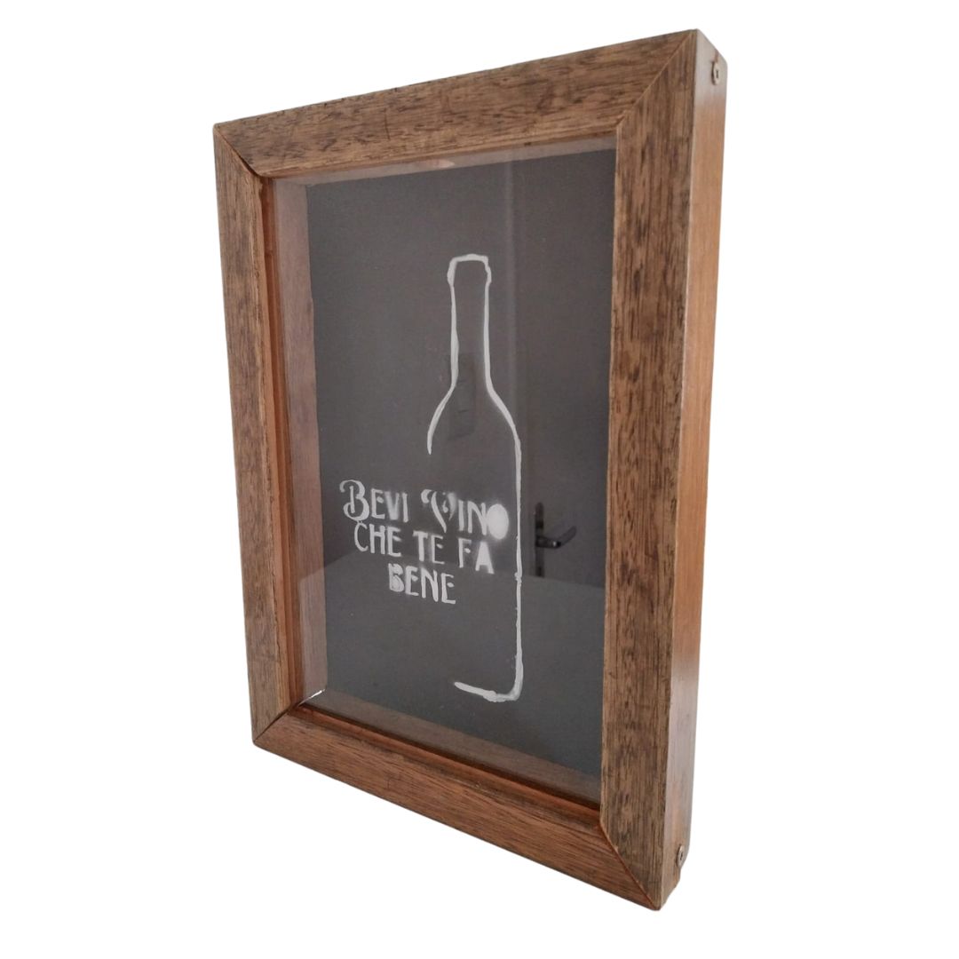 Porta Rolha De Parede