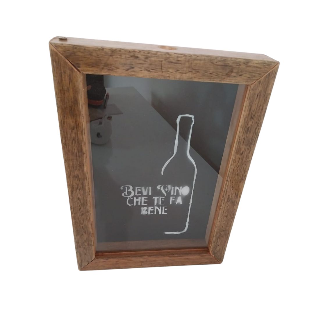 Porta Rolha De Parede