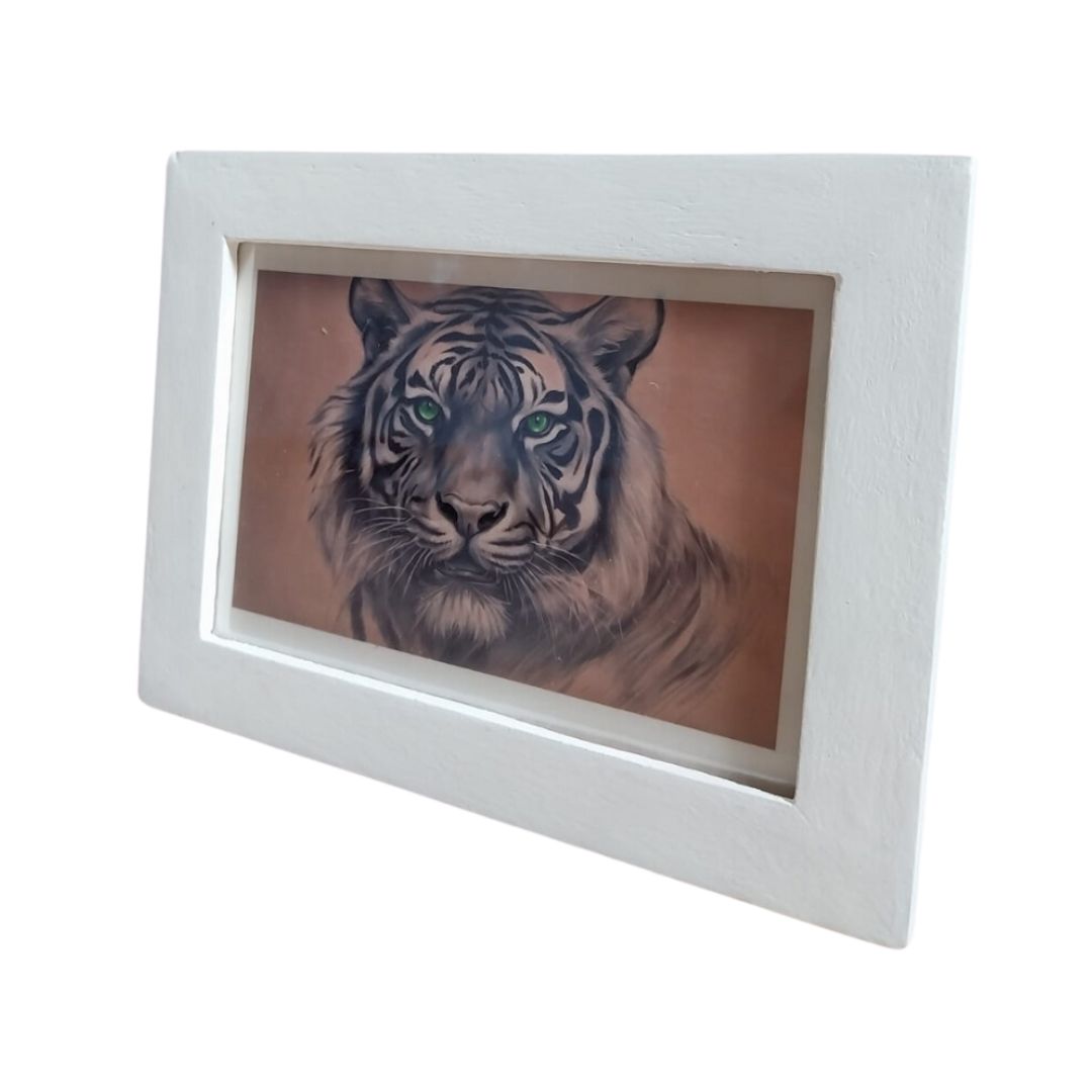 Quadro Decorativo Tigre con gli occhi verdi
