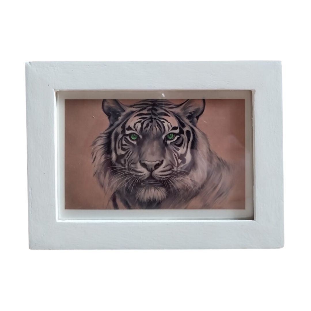 Quadro Decorativo Tigre con gli occhi verdi