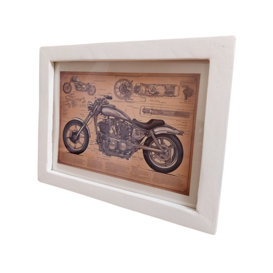 Quadro Decorativo Motocicleta