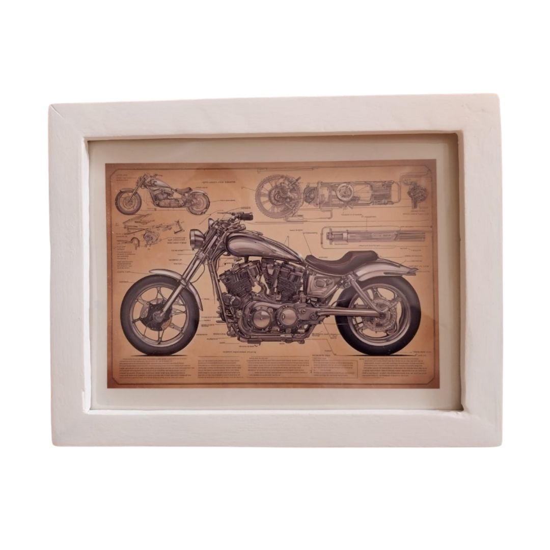 Quadro Decorativo Motocicleta