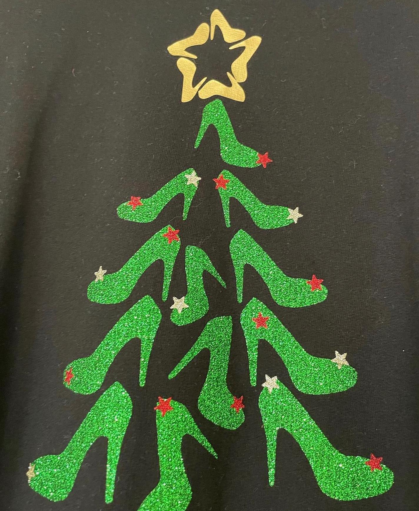 Glamorous Christmas Tree Sweatshirt: Perfect for the Holiday Season
