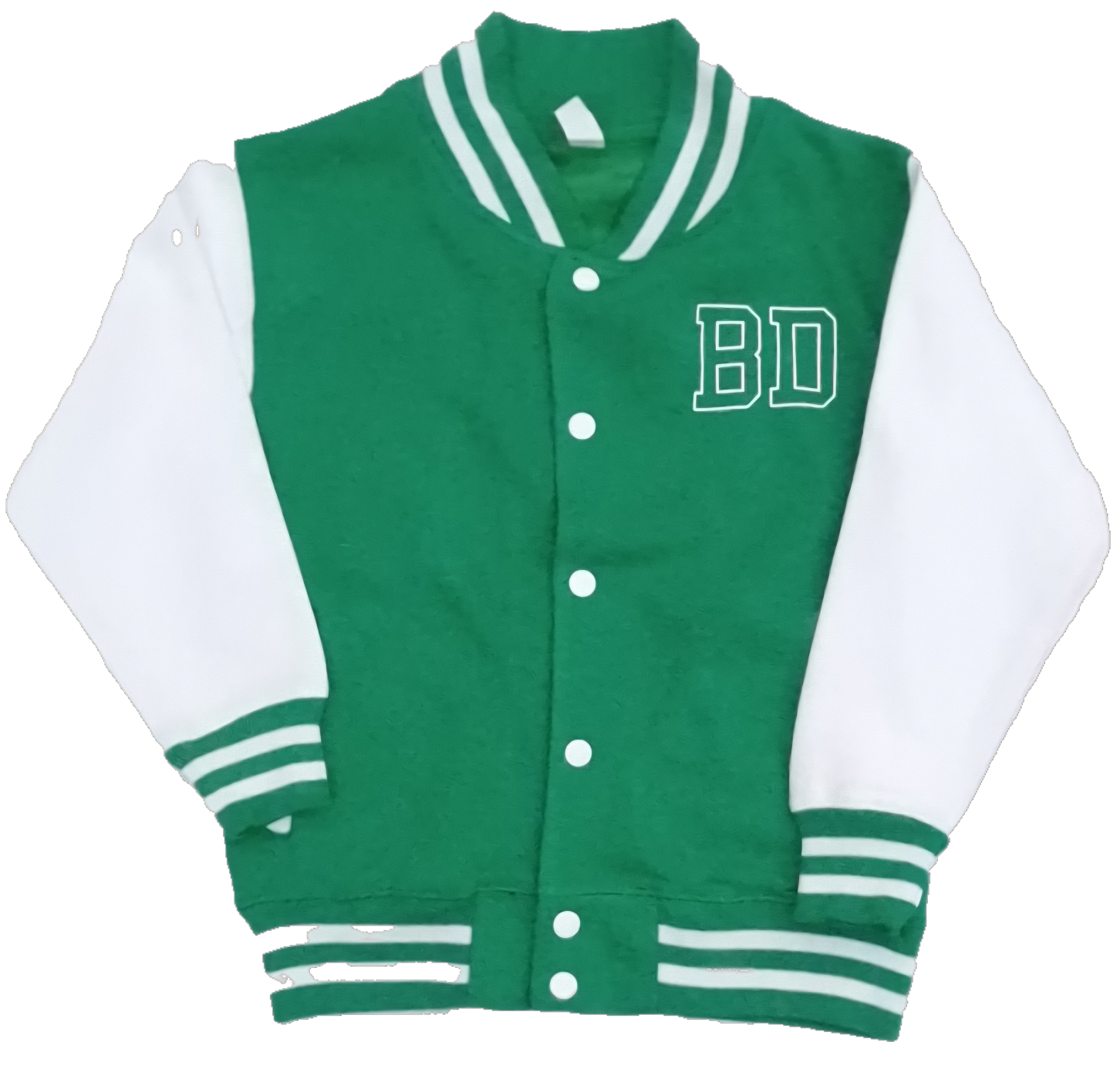 Green and White Varsity Jacket