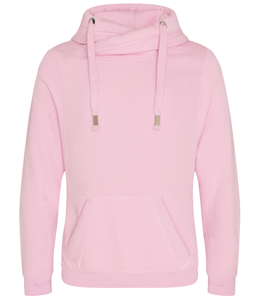 Cozy Chic: Elevate Your Style with the Blush Pink Cowl Neck Hoodie
