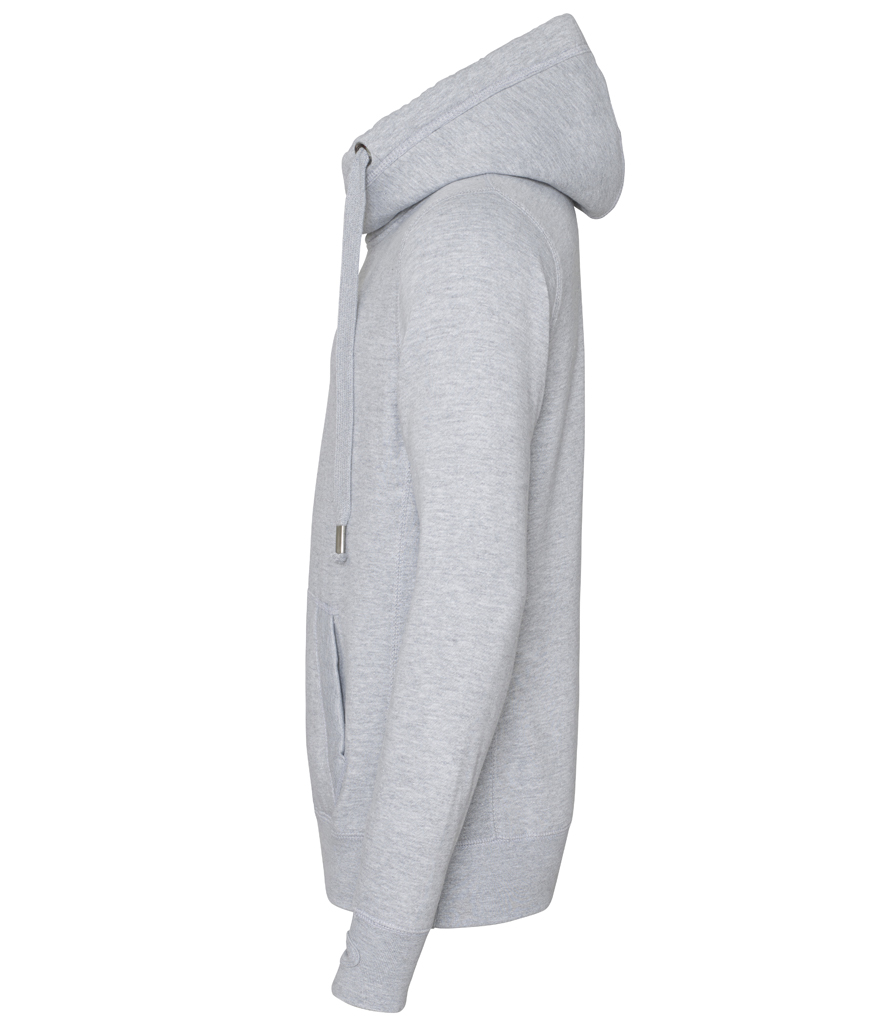 Cozy Cowl Neck Hoodie: Embrace Happiness in Heather Grey