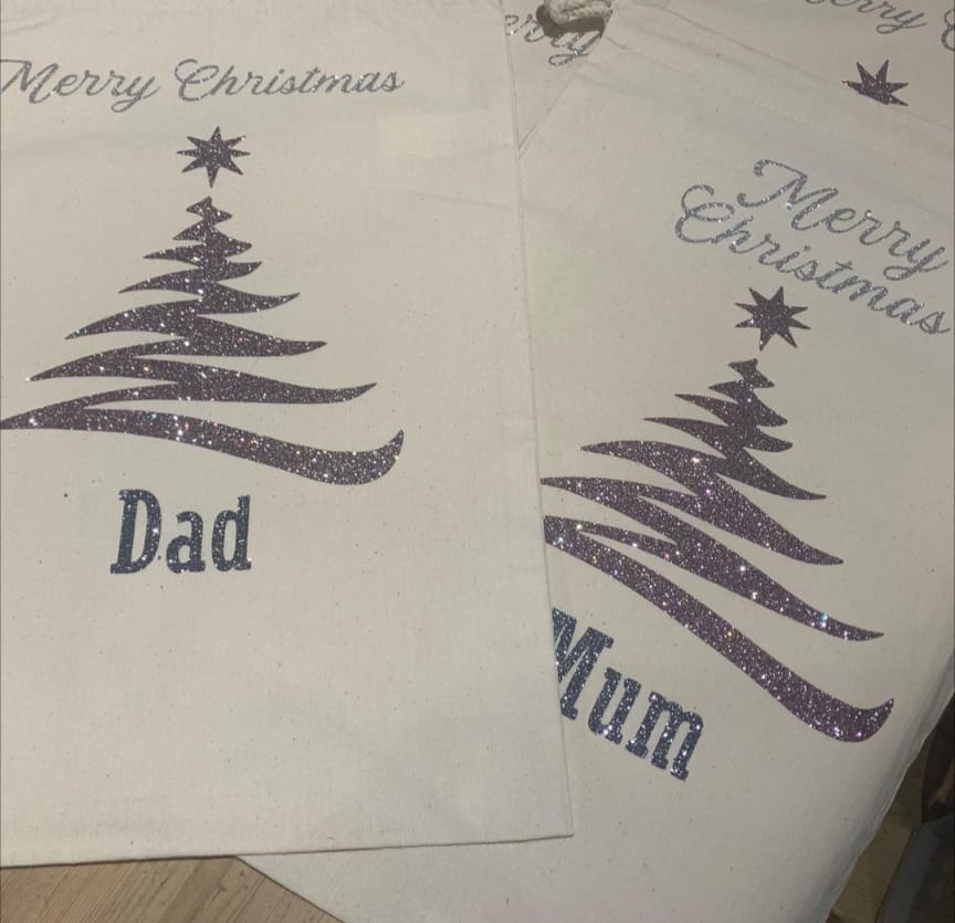 Personalised Christmas Gift Bags Stockings