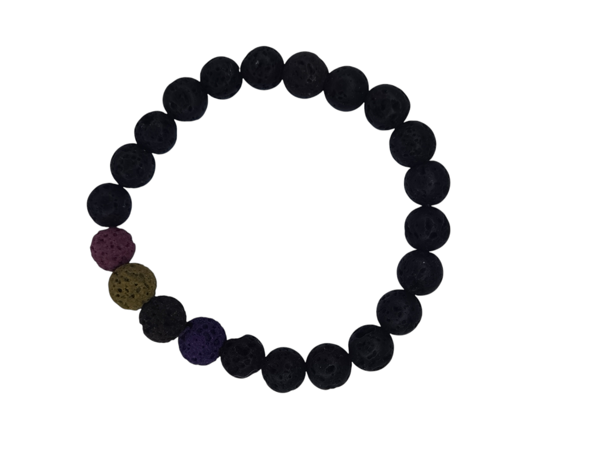 Elemental Energy Lava Stone Bracelet