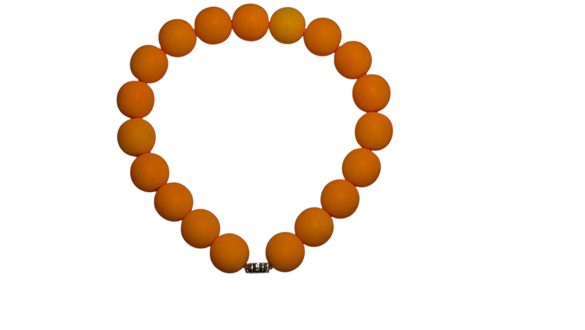 Orange Rain Flower 6mm 8mm Bracelet.
