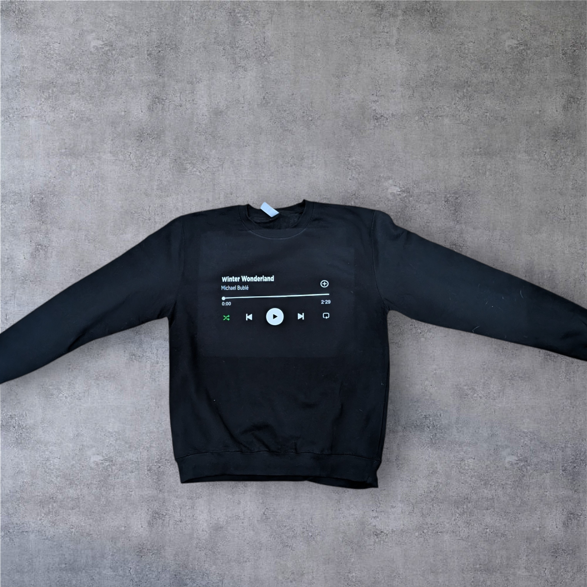 Customisable  Christmas Spotify Sweatshirt