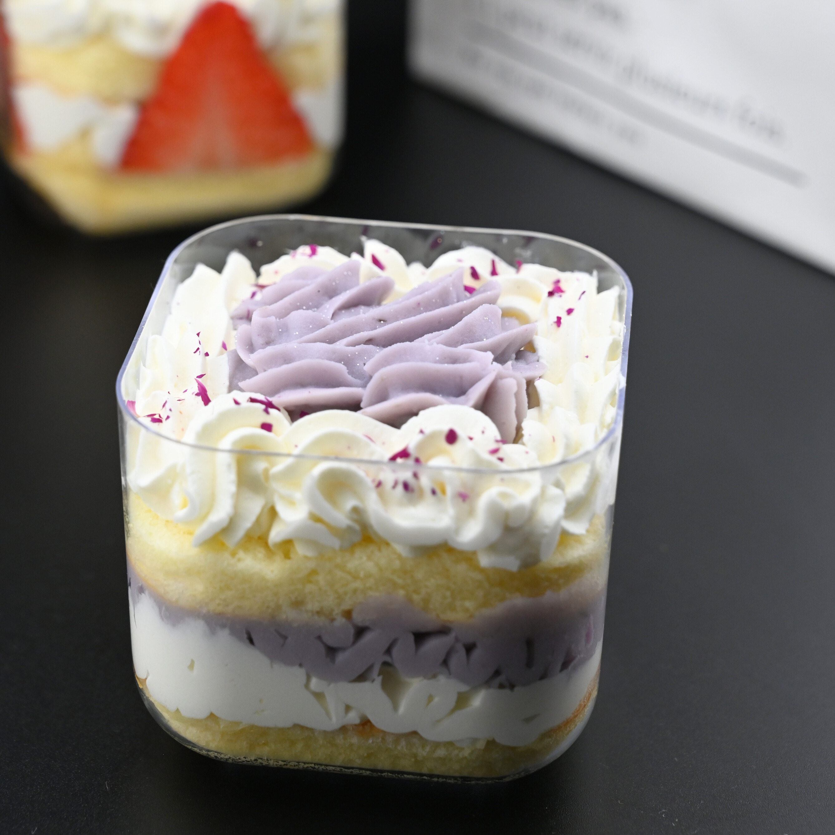 Rose Taro Cake