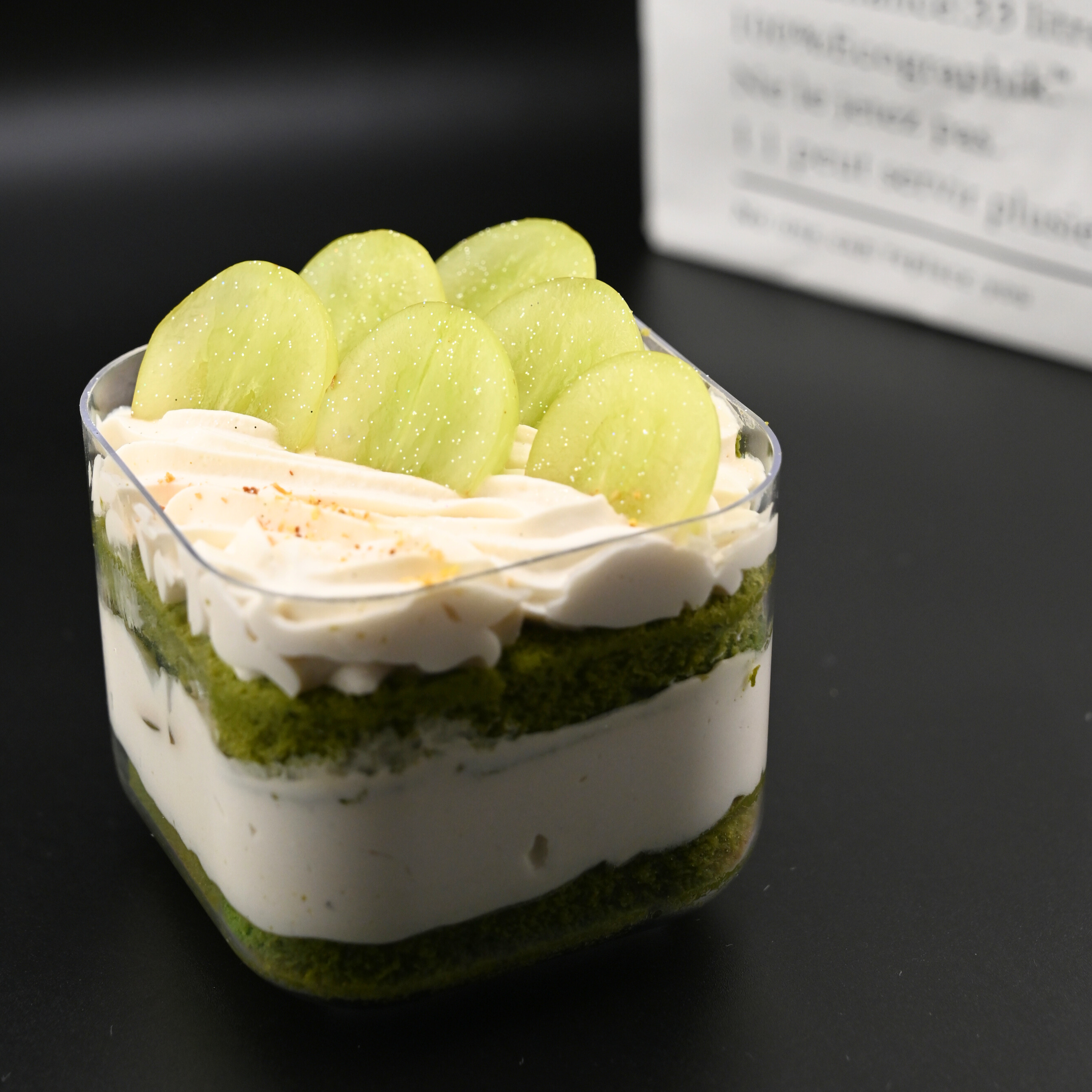 Matcha Green Grape Cake
