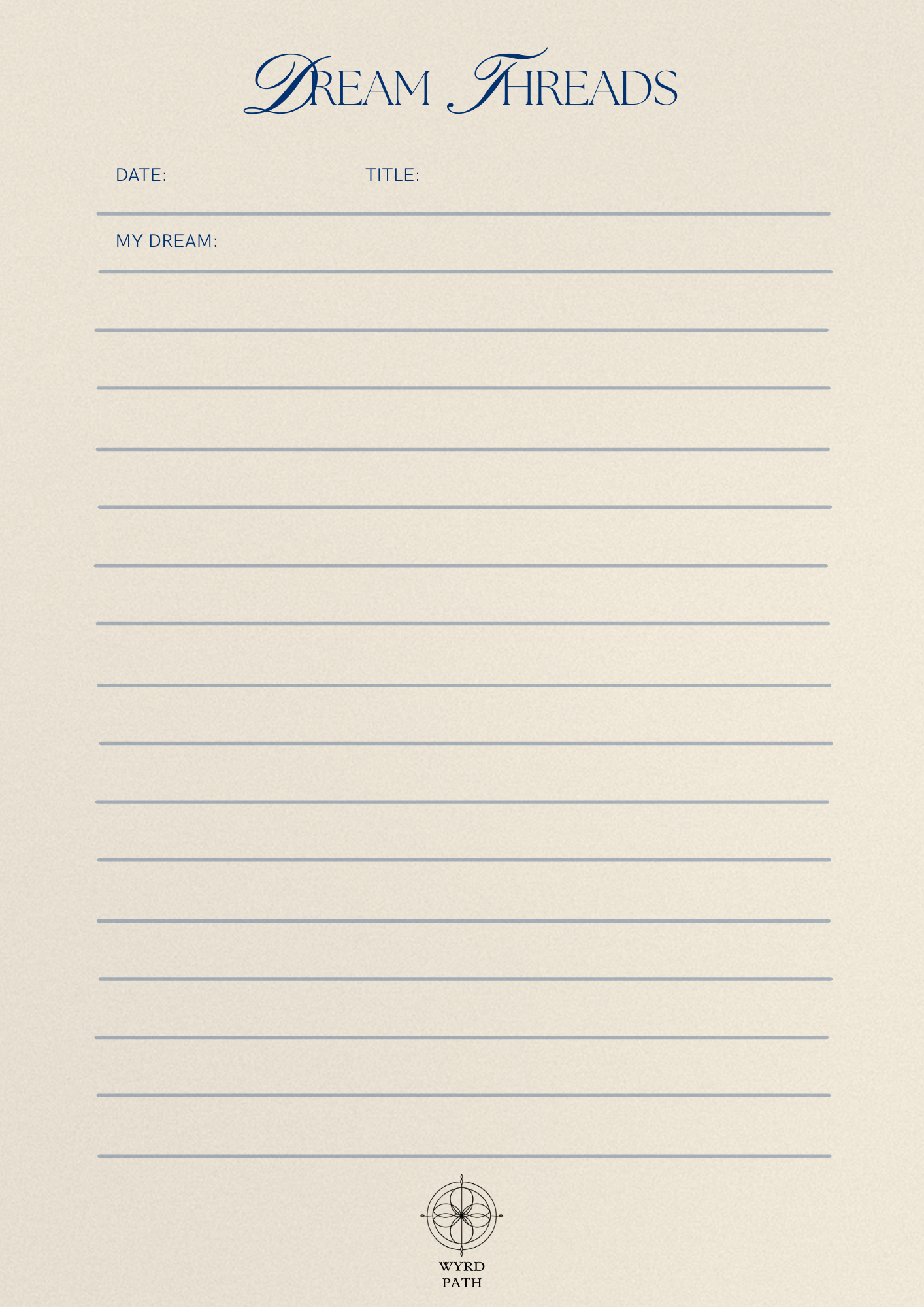 Dreamweaving Workbook