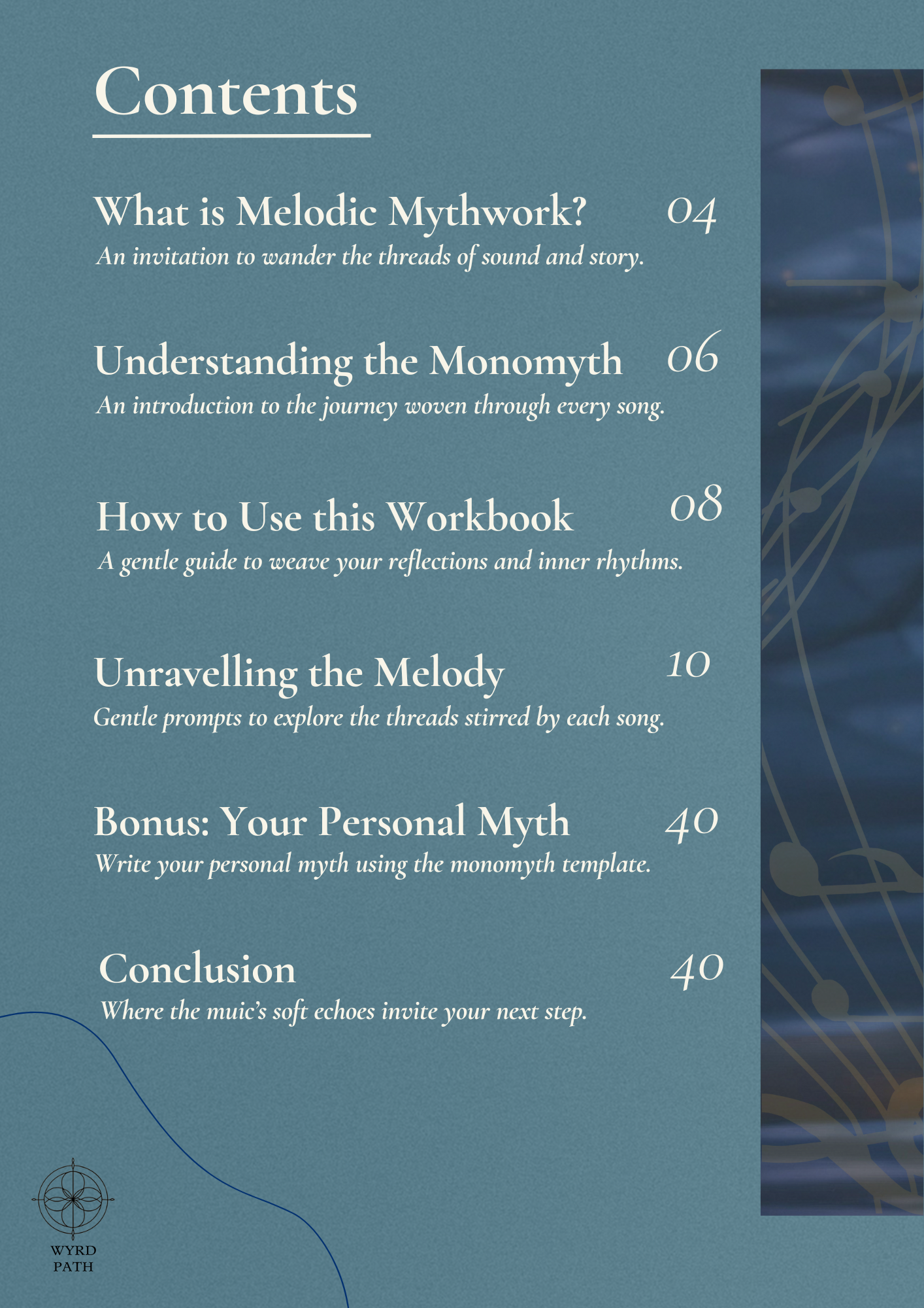 Melodic Mythwork Workbook