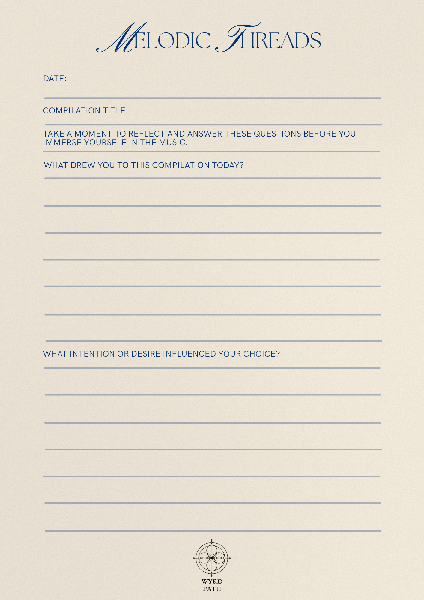 Melodic Mythwork Workbook