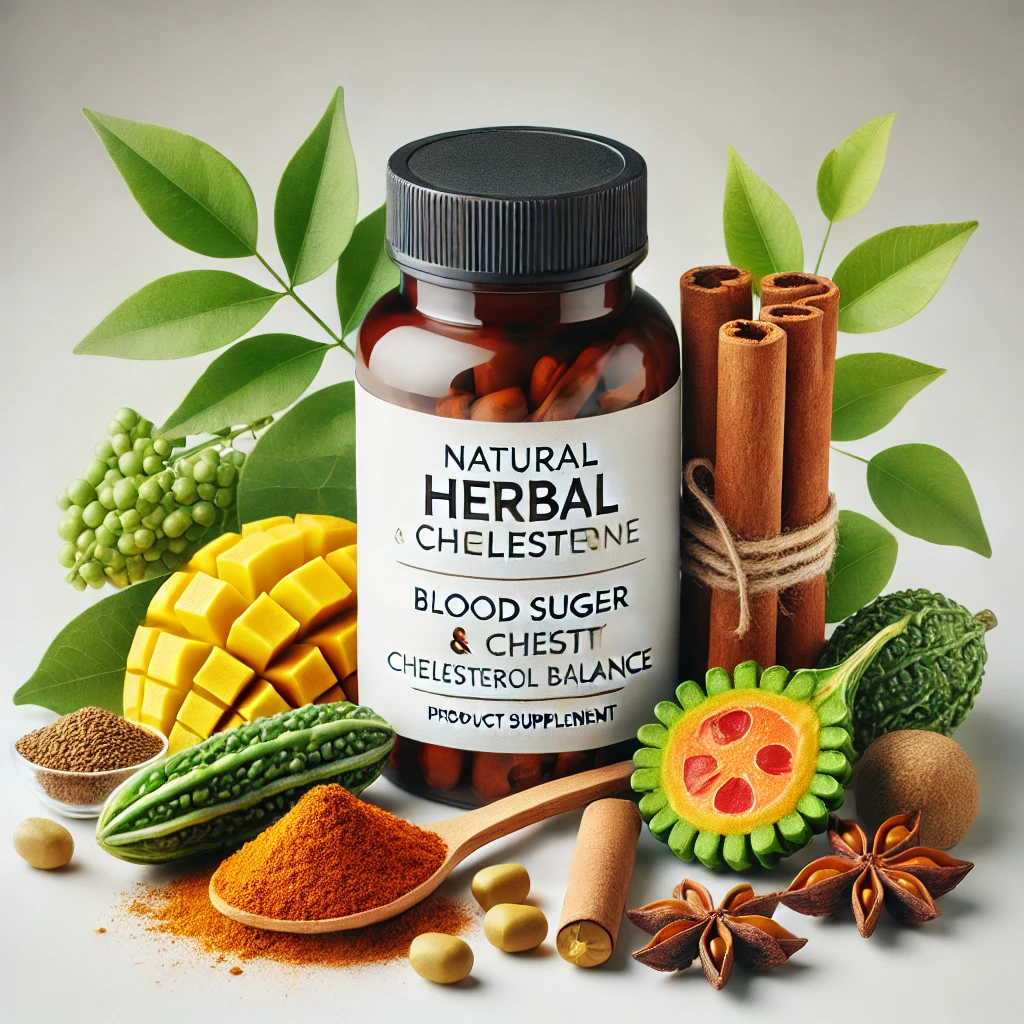 Complément alimentaire à base d'herbes naturelles
