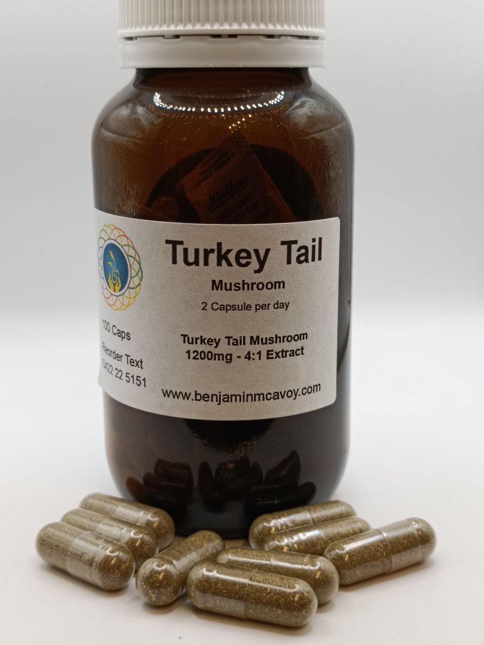 Turkey Tail Mushroom Capsules