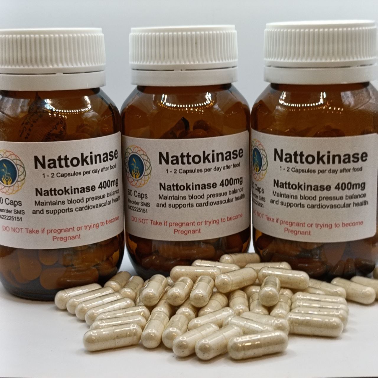 Vegan Natto Nattokinase Food Extract 180 Tablets 