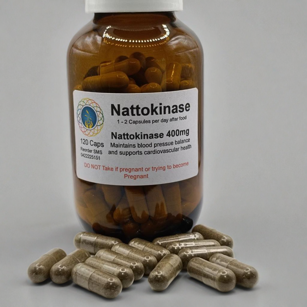 Vegan Natto Nattokinase Food Extract 120 Tablets