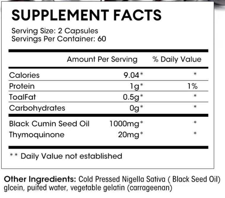 BlackSeed Oil
