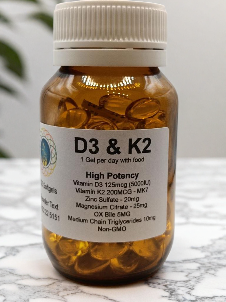 D3 & K2 - 120 Soft Gels