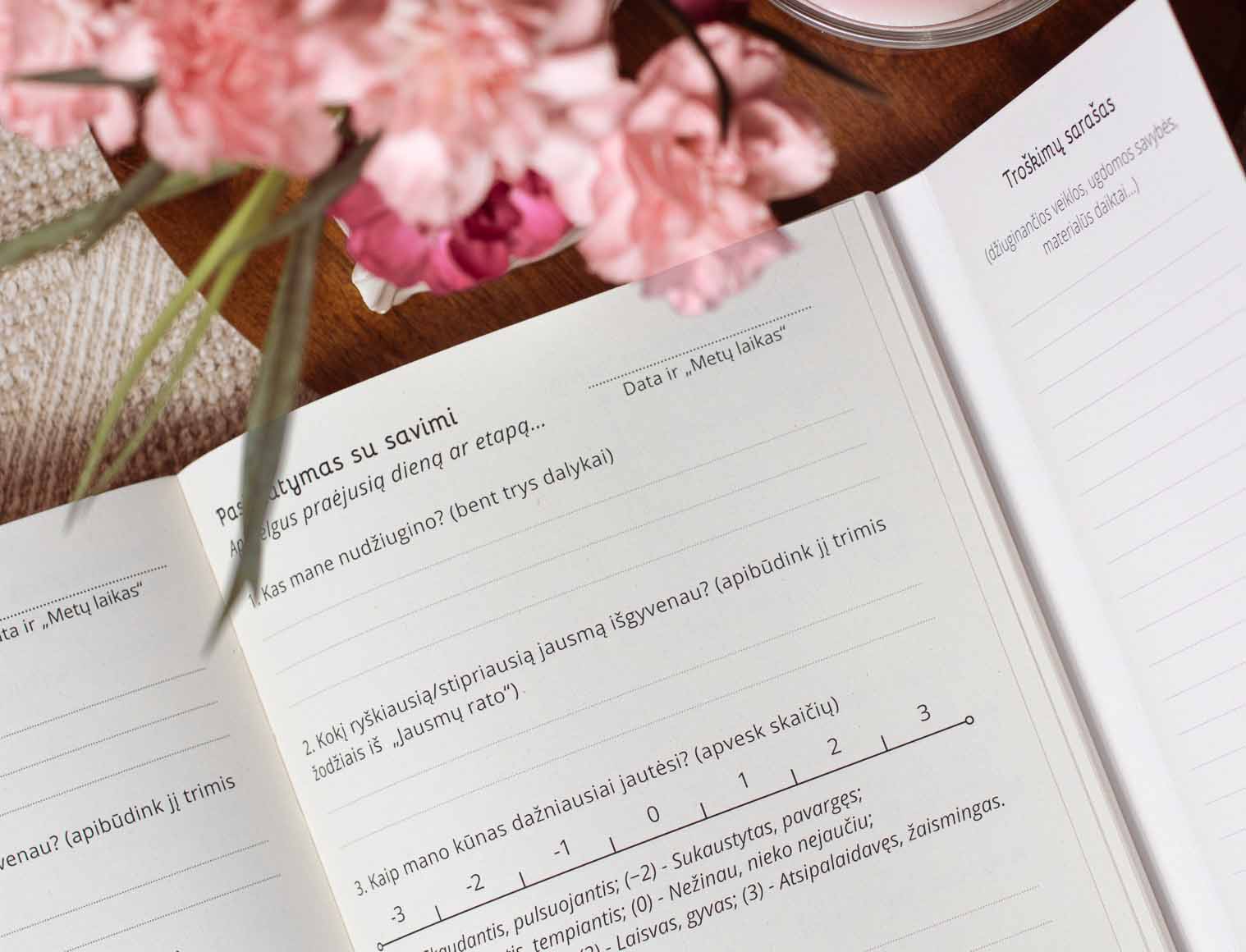 KŪNAS. Refleksijų dienoraštis moterims - stiprinti ryšiui su savo kūnu.