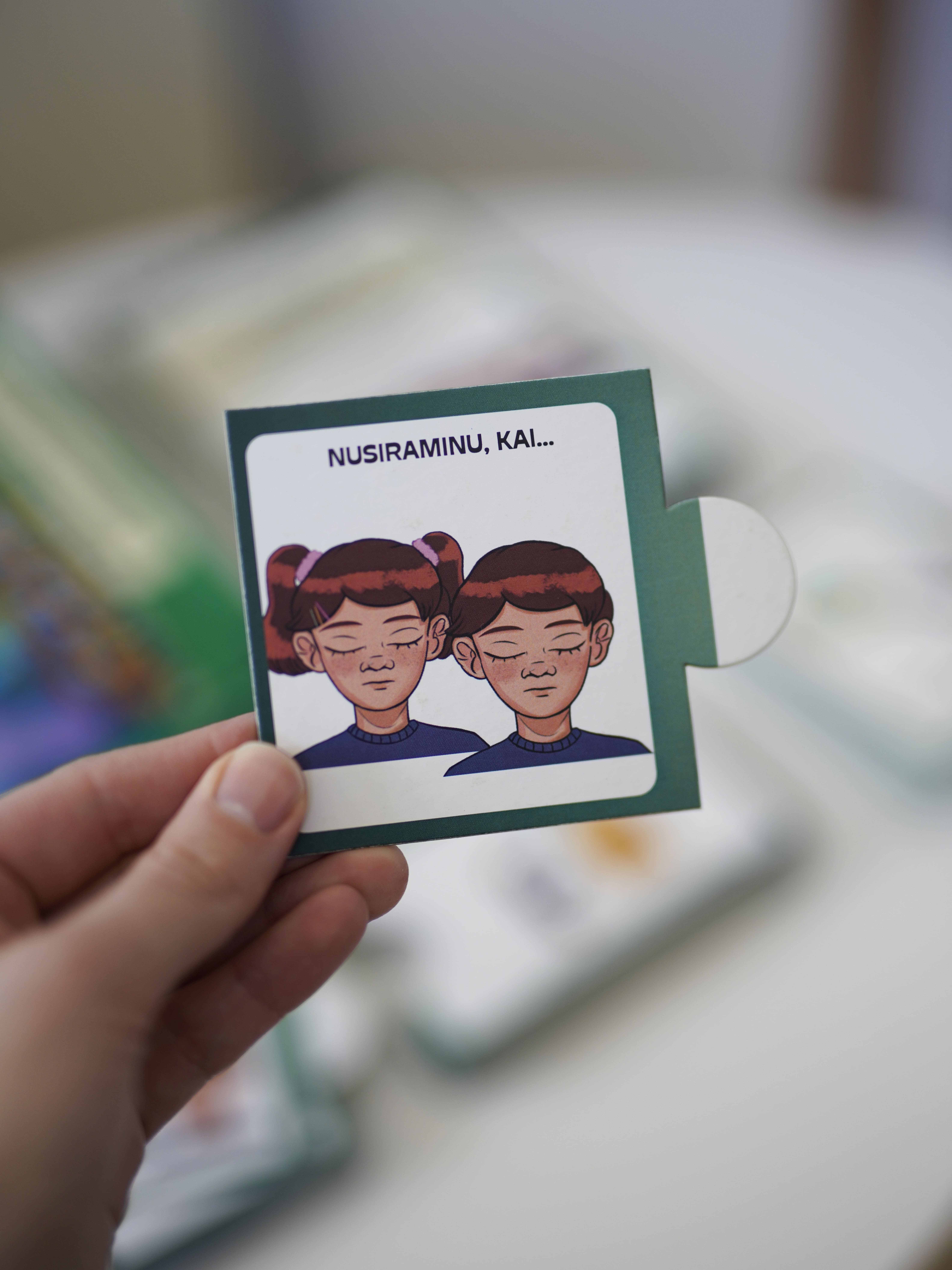 NUSIRAMINIMO DĖŽUTĖ. Kognityvinės terapijos pratimai vaikams