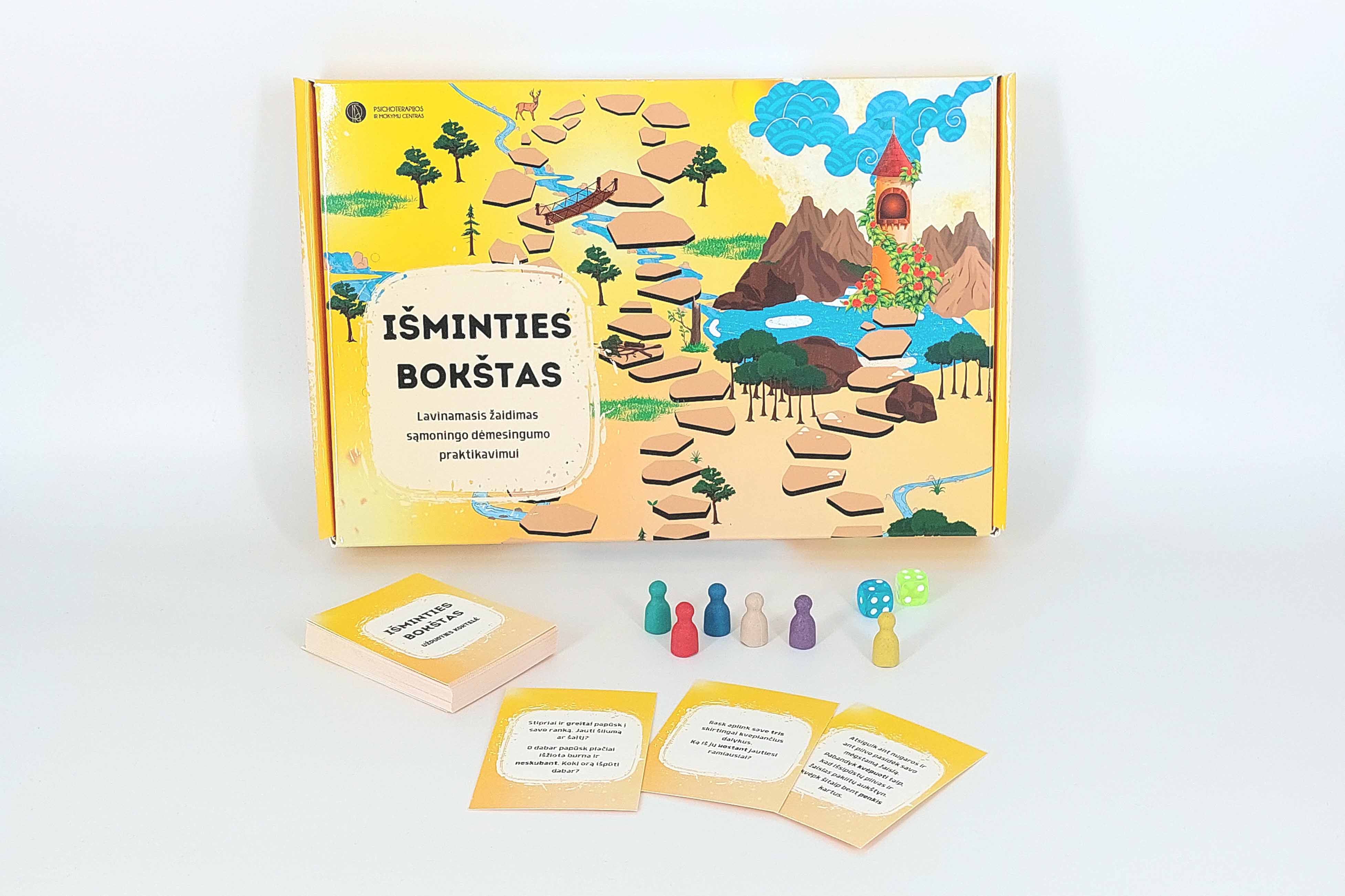 MINDFULNESS vaikams. Lavinamasis stalo žaidimas Išminties bokštas