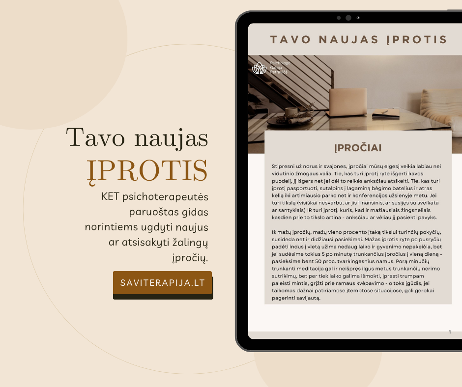 TAVO NAUJAS ĮPROTIS (PDF) - gidas atsisiųsti iškart